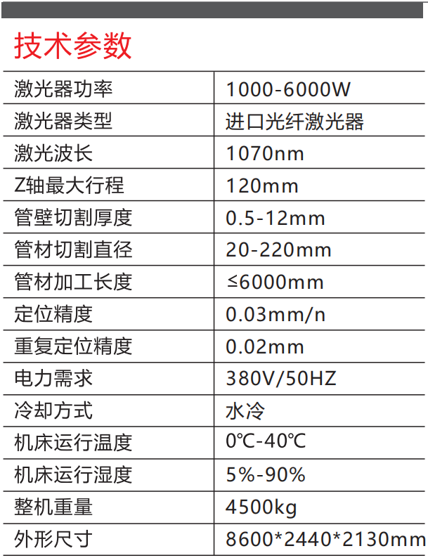 5轴管材专用光纤激光切割机